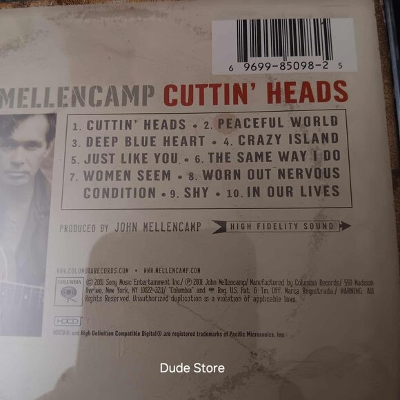 John Mellencamp - Cuttin' Heads - 10 Songs - 2001 CD - Picture 4 of 4